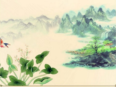 暮雨入画一纸离愁传深秋